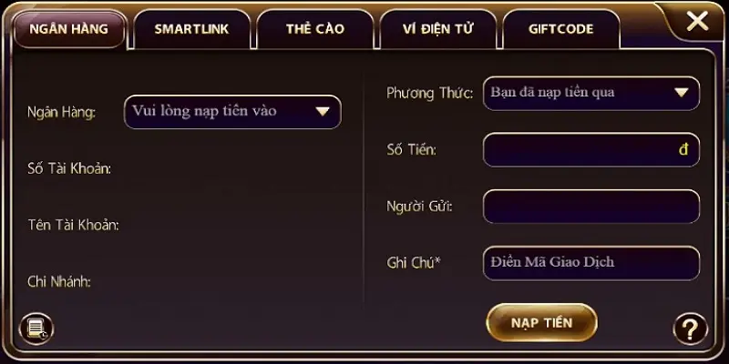 huong dan nap tien sunwin 3 Có nhiều hình thức nạp tiền vào tài khoản Sunwin