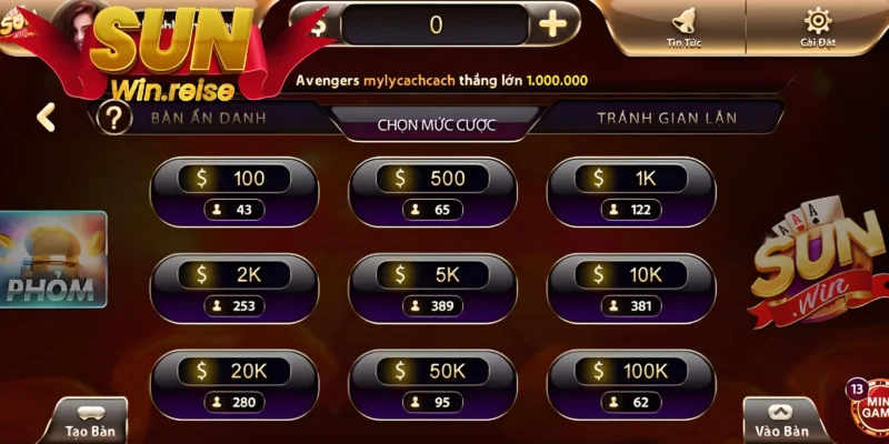 phom sunwin 1 Người chơi cần nắm rõ các thuật ngữ khi chơi phỏm Sunwin