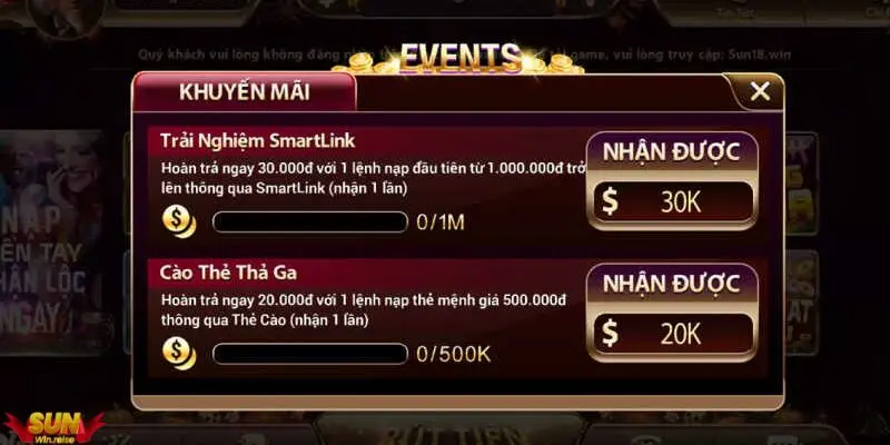 luu y khi su dung khuyen mai sunwin 1 Sunwin mang đến nhiều khuyến mãi cho người chơi