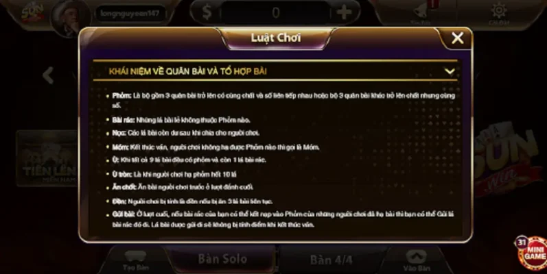 Giới thiệu về luật chơi game Phỏm tại Sunwin online Cach choi game bai Phom tai link tai Sunwin 2