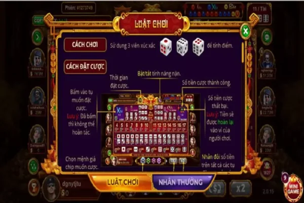 Ưu điểm của game sicbo tài phú Sunwin uy tín Huong dan chi tiet cách choi game sicbo tai phu Sunwin 2
