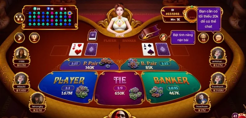 Cách tính điểm trong game baccarat kim tài tại link tải Sunwin Huong dan choi gam baccarat kim tai sunwin 1