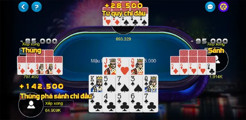 Giới thiệu các mẹo chơi game Mậu Binh tại Sunwin android Kham pha cach choi game bai mau binh tai nha game Sunwin 2